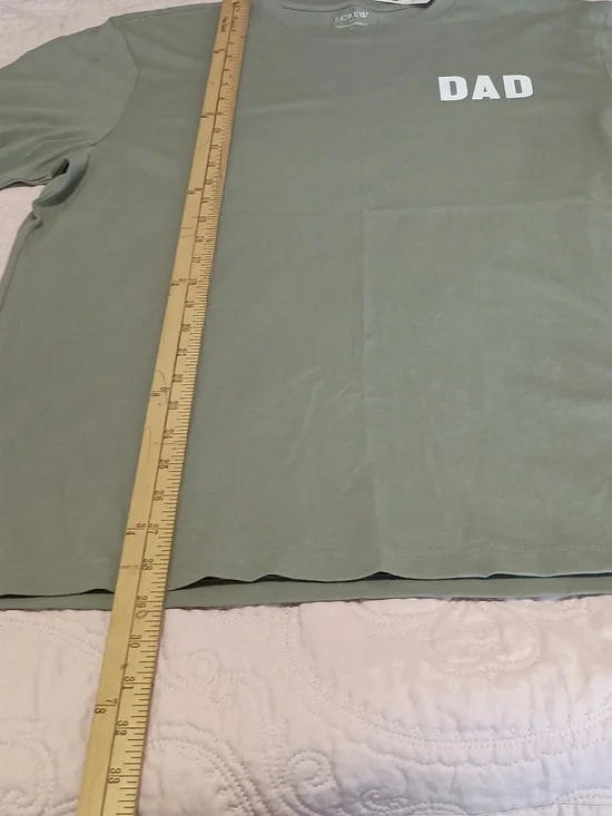 DAD Short-Sleeve Tee in Olive Green - Picture 2 of 4